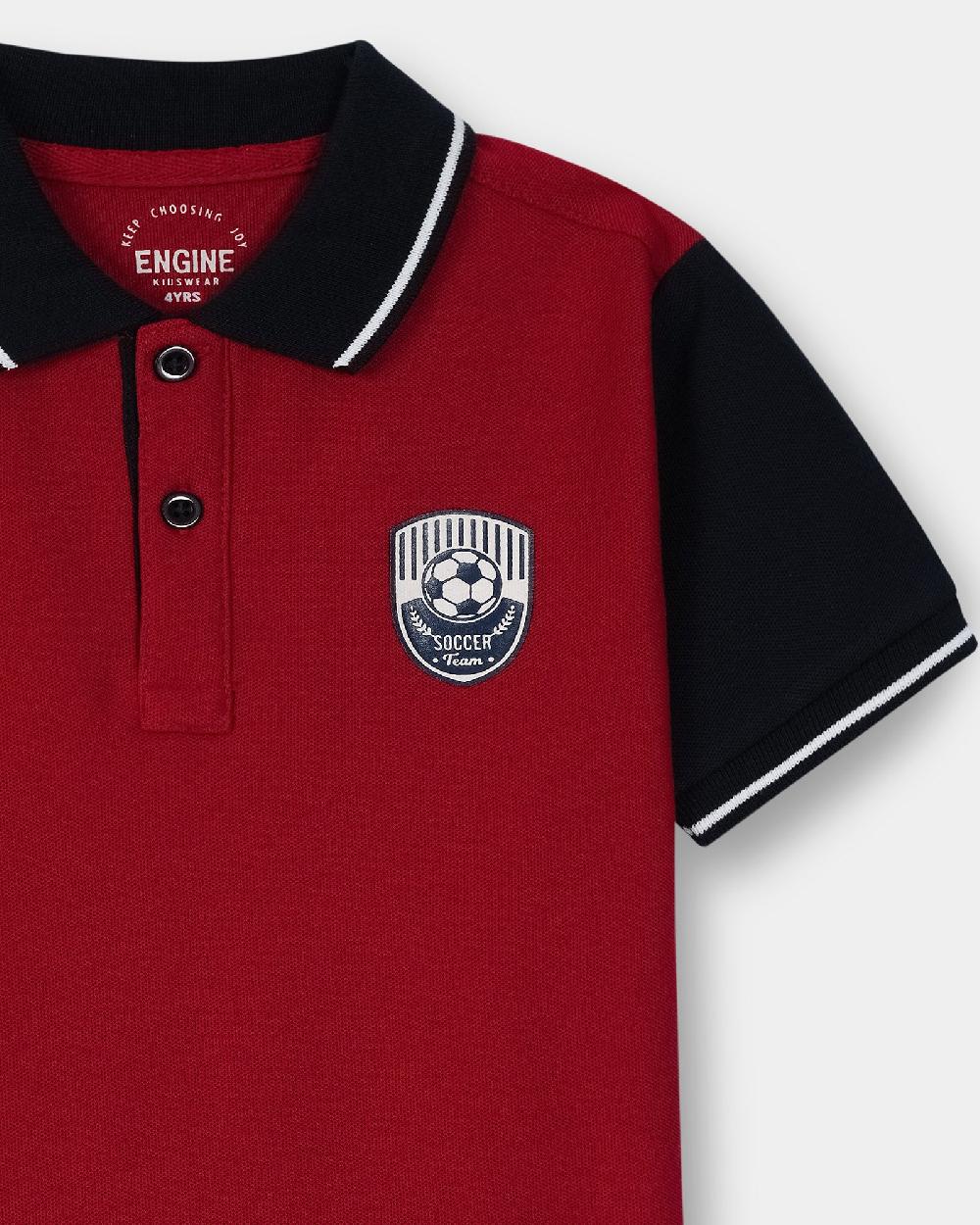 Engine Boys Polo Tee TT5070-2YR-RED