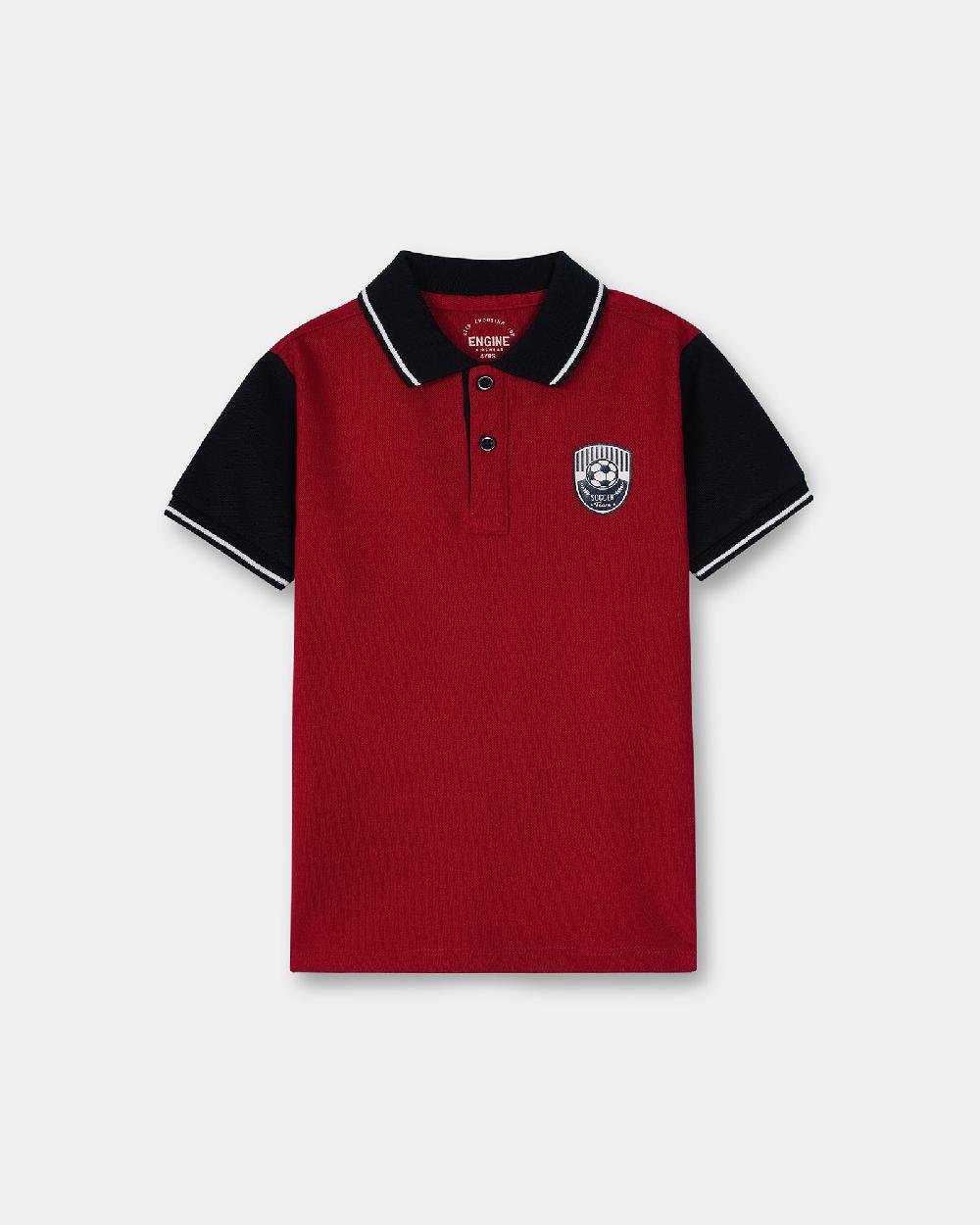 engine Boys Polo Tee TT5070-2YR-RED