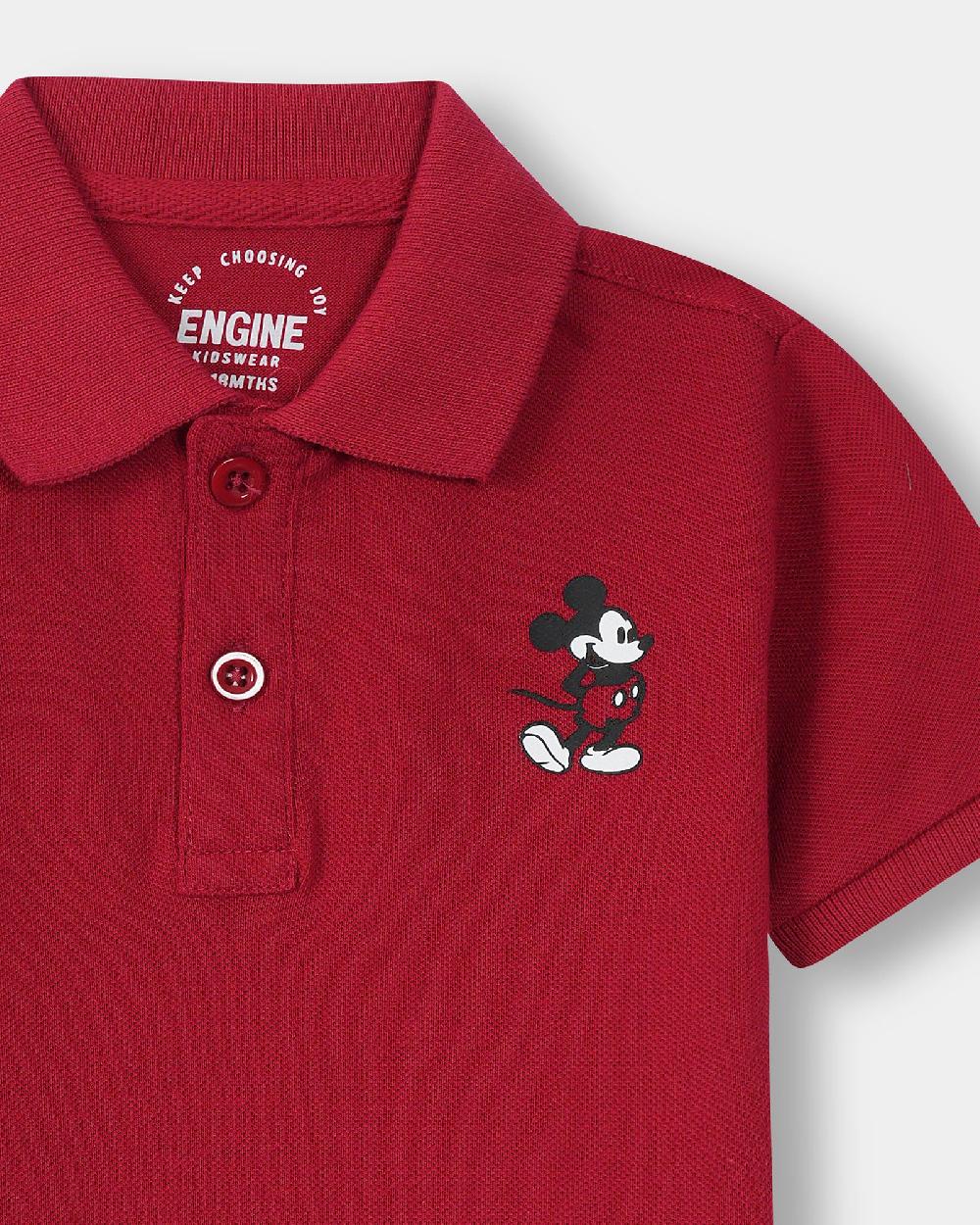 Engine Boys Polo Tee VIT134-I02-RED