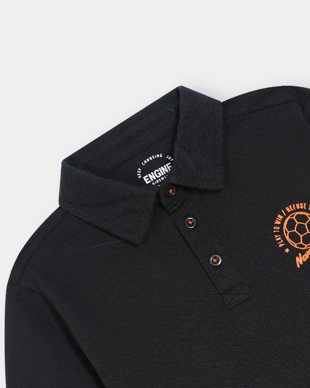 Engine Boys Polo Tee VIT141-I02-BLK