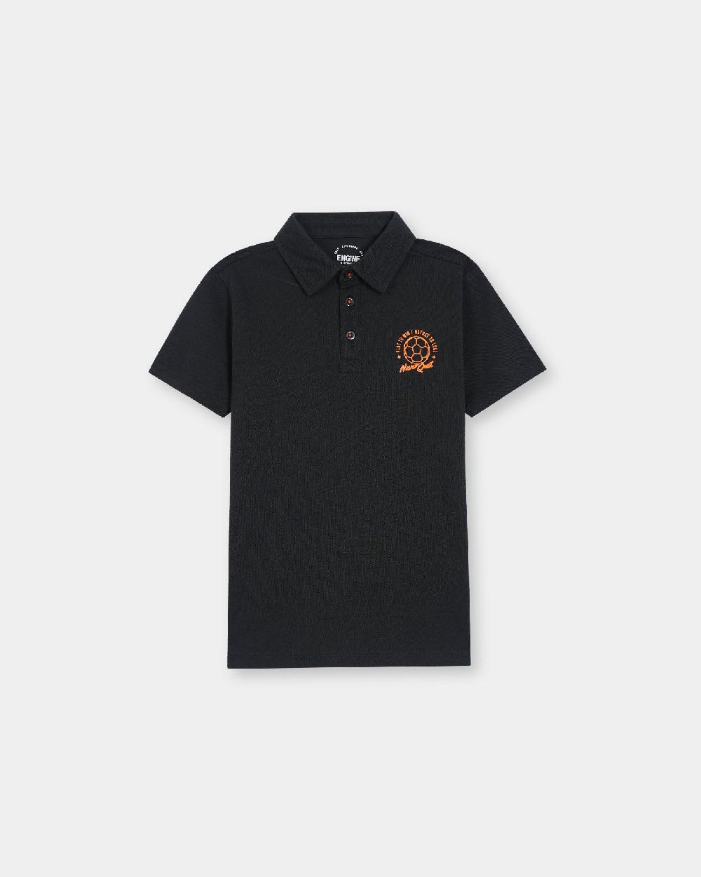 engine Boys Polo Tee VIT141-I02-BLK