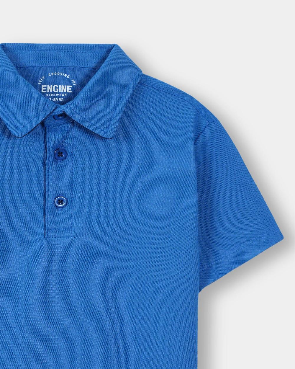 Engine Boys Polo Tee VKT106-K02-BLU