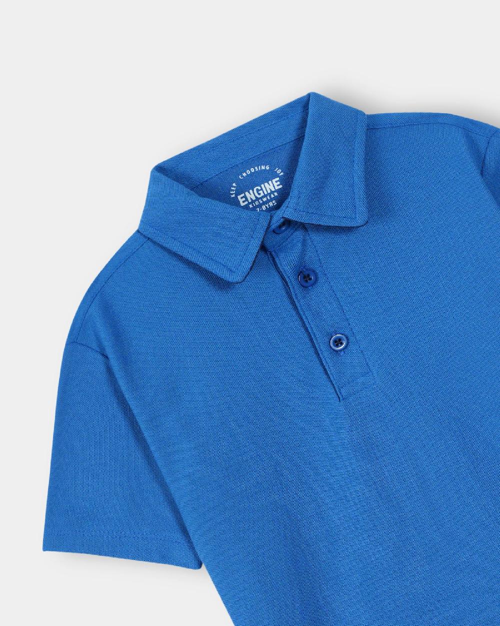 Engine Boys Polo Tee VKT106-K02-BLU