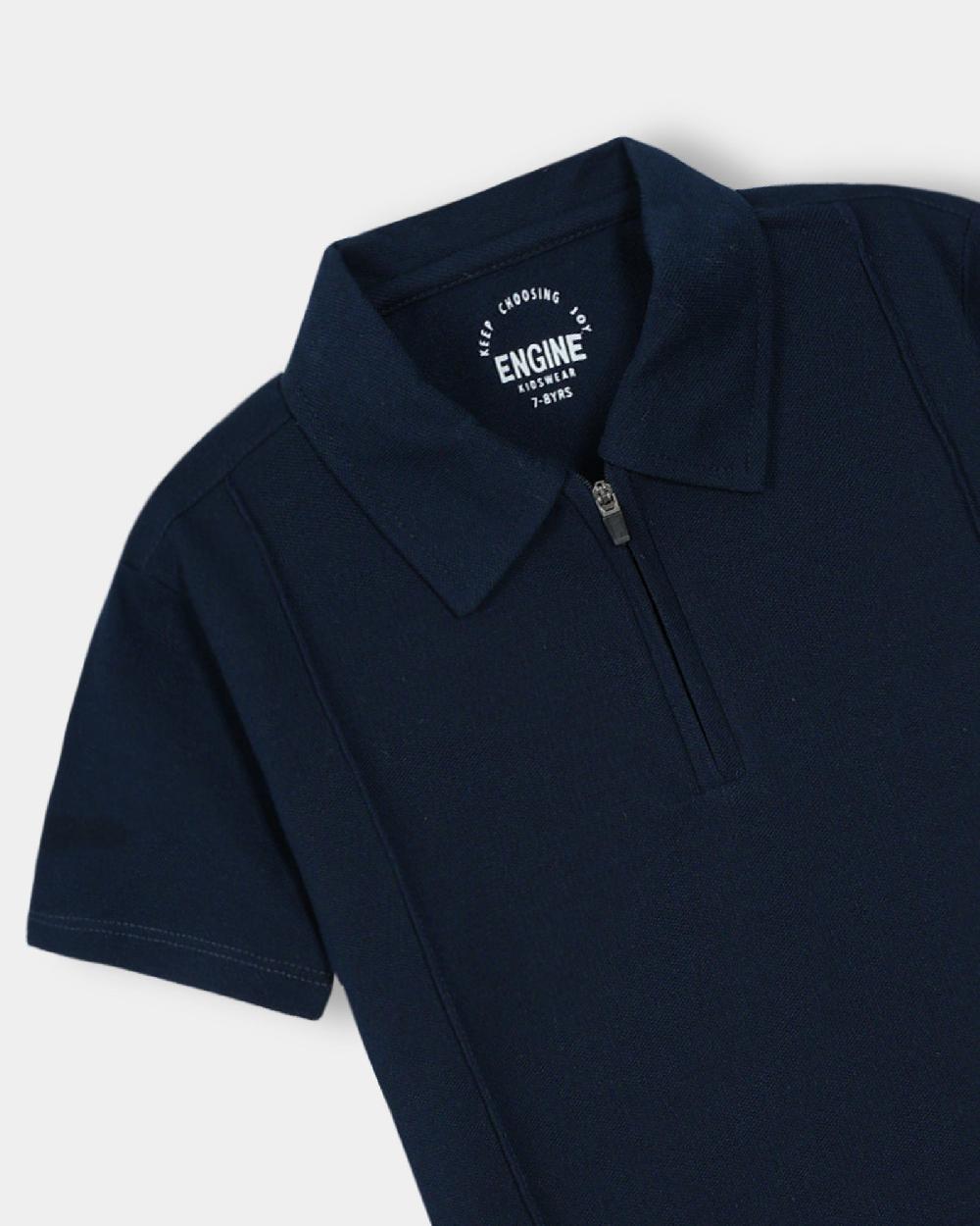 Engine Boys Polo Tee VKT109-506-NVY