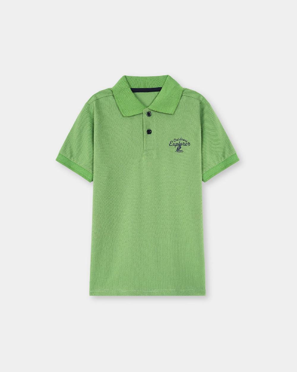 engine Boys Polo Tee VKT135-506-GRN