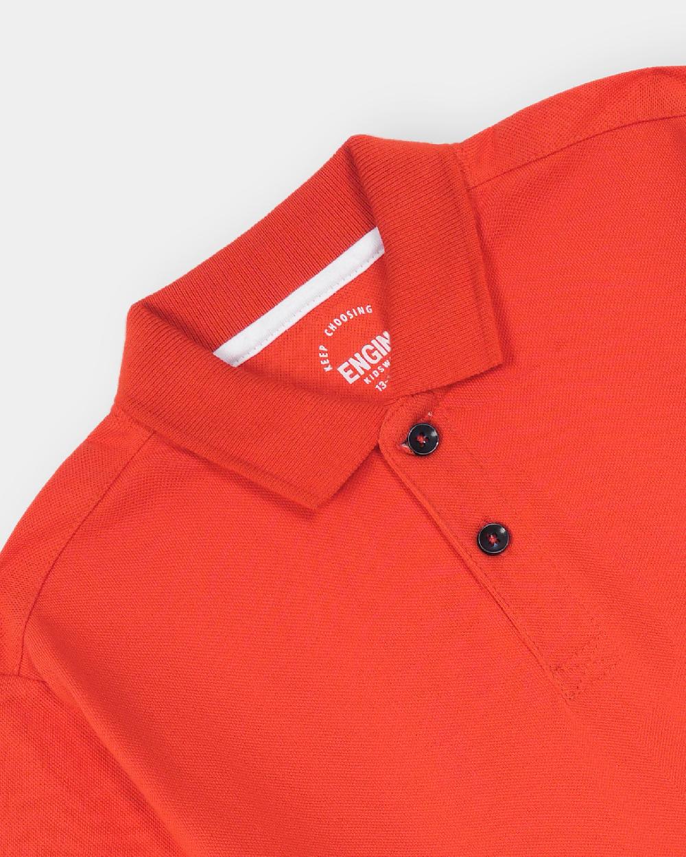 Engine Boys Polo Tee VKT136-506-ORG