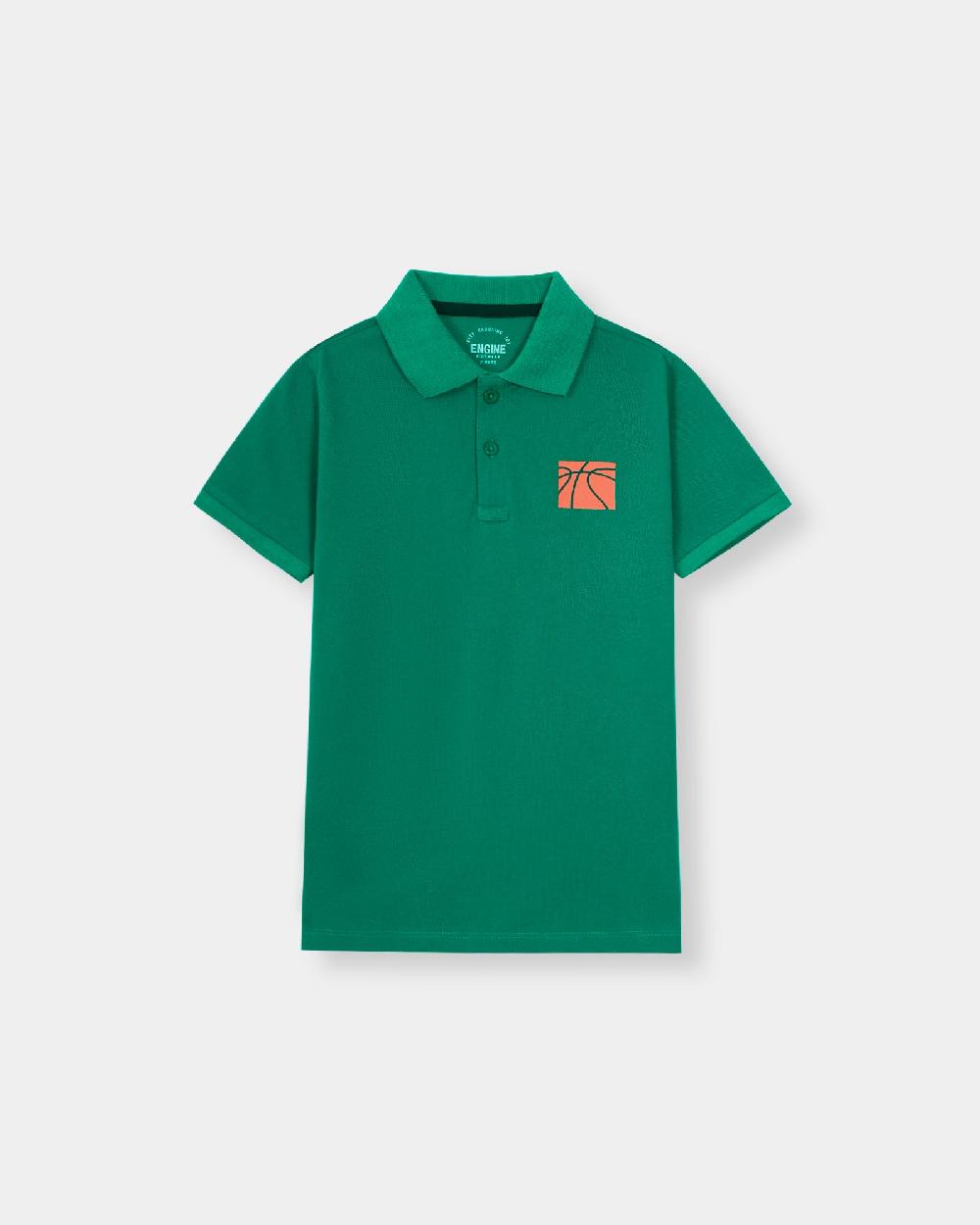 engine Boys Polo Tee VKT167-506-GRN