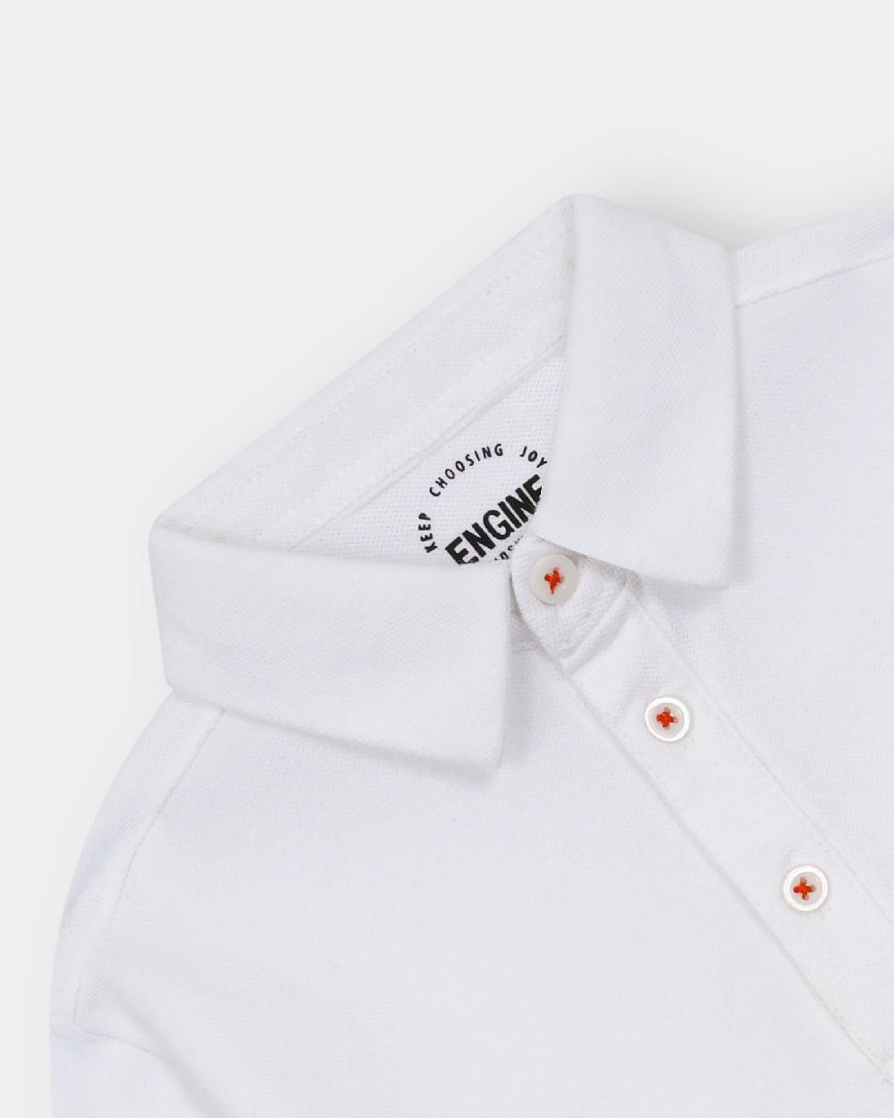 Engine Boys Polo Tee VKT170-506-WHT