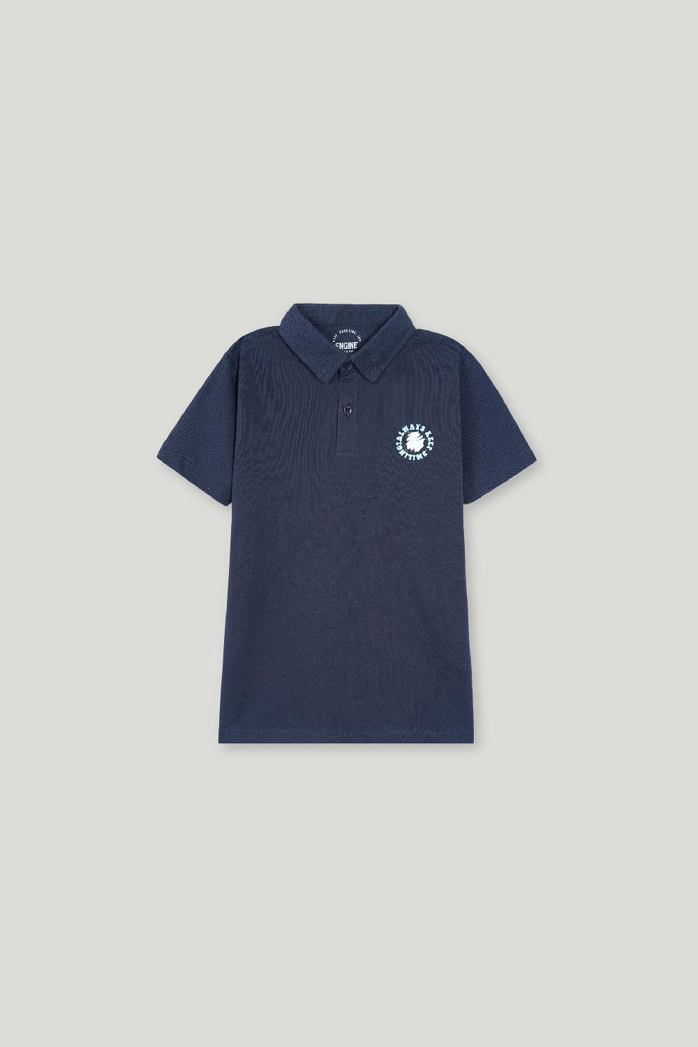 engine Boys Polo Tee VKT213-506-NVY