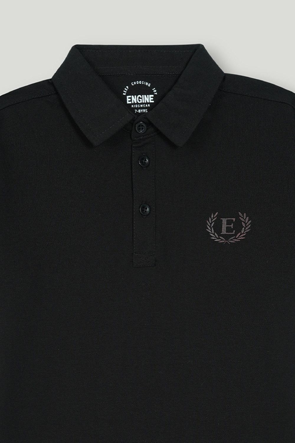 Engine Boys Polo Tee VKT220-K02-BLK