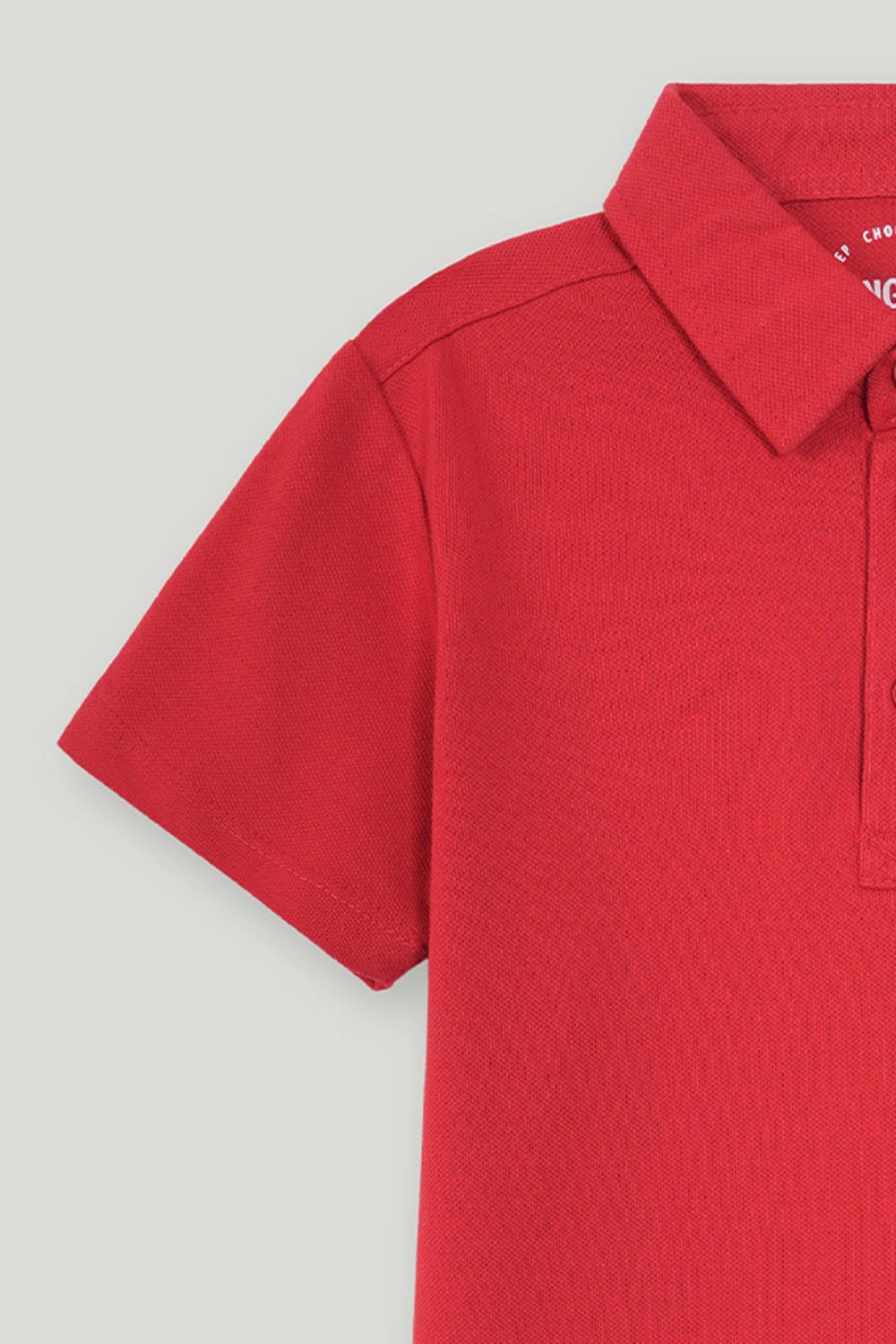 Engine Boys Polo Tee VKT221-506-RED