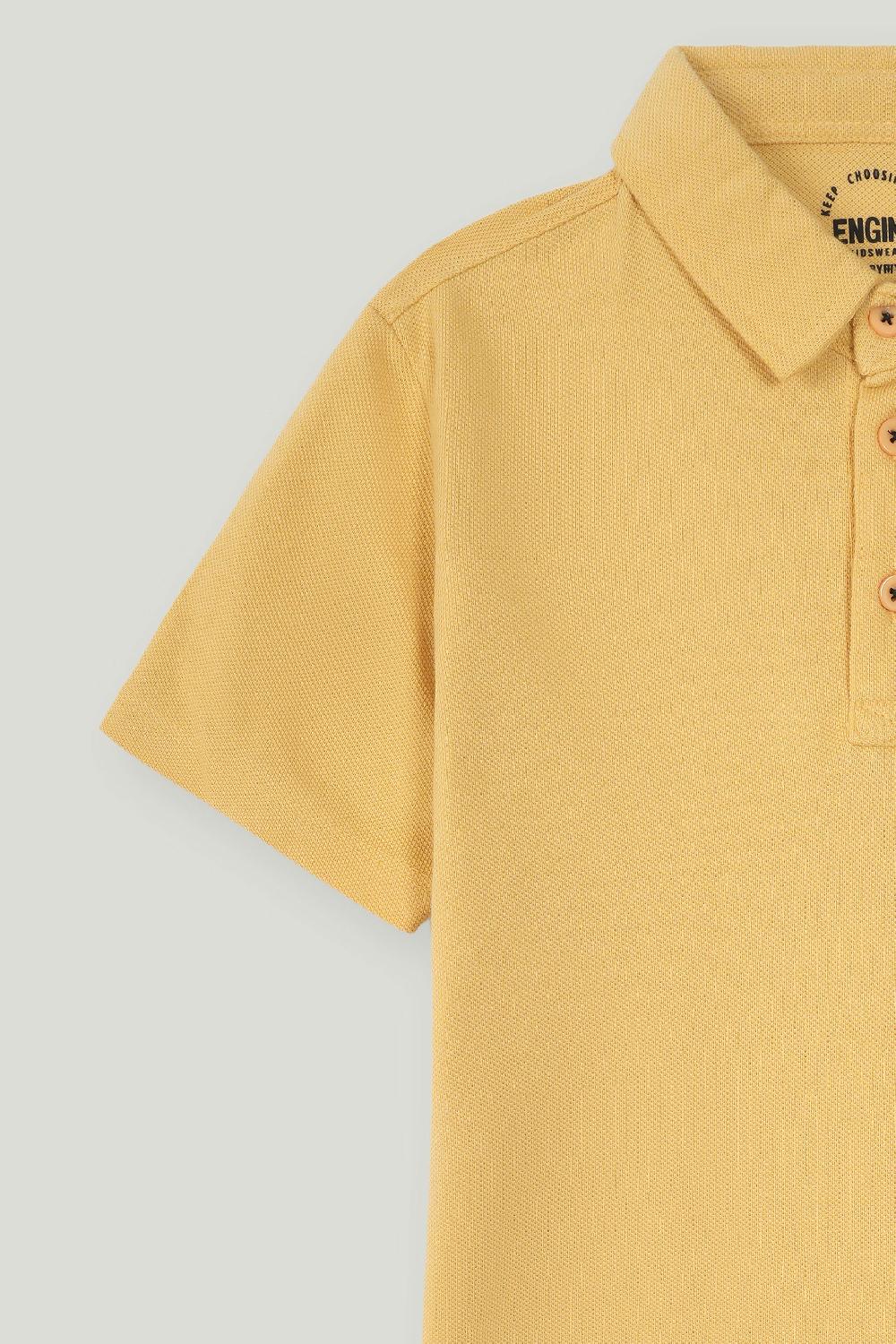 Engine Boys Polo Tee VKT222-506-YEL