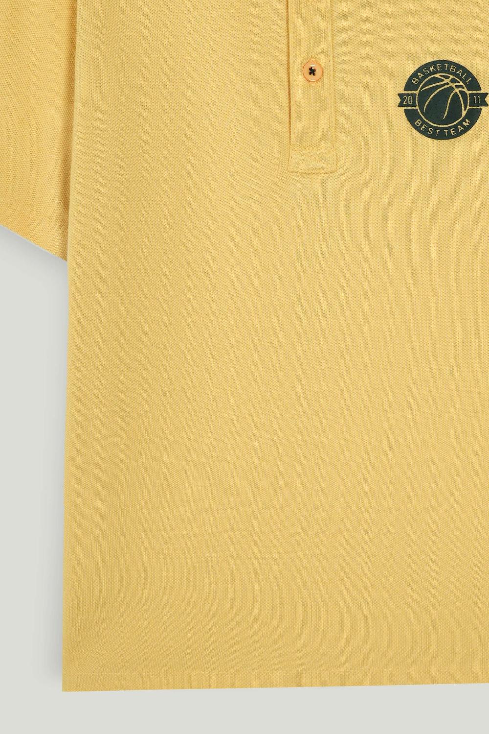 Engine Boys Polo Tee VKT222-506-YEL