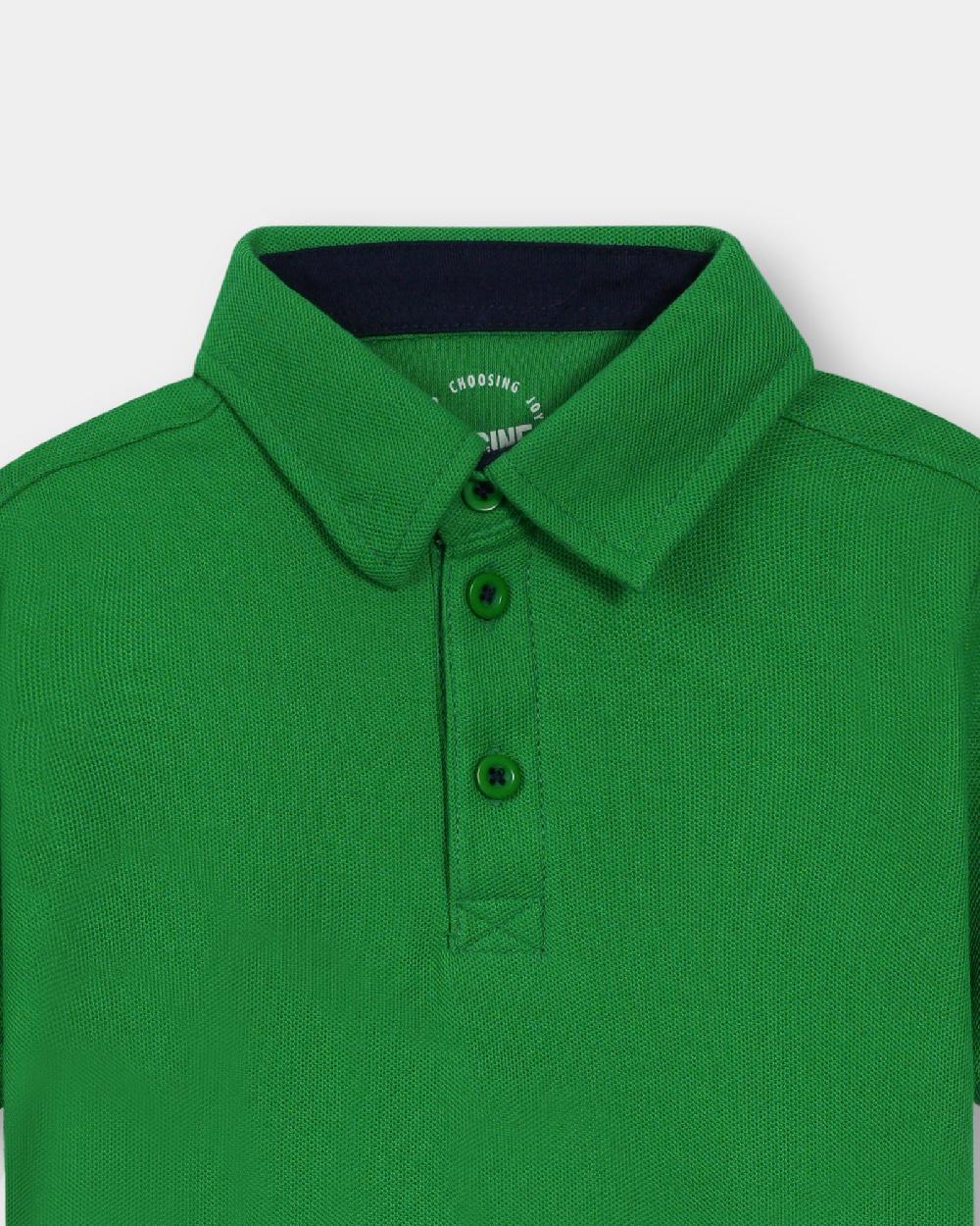 Engine Boys Polo Tee VTT100-2YR-GRN