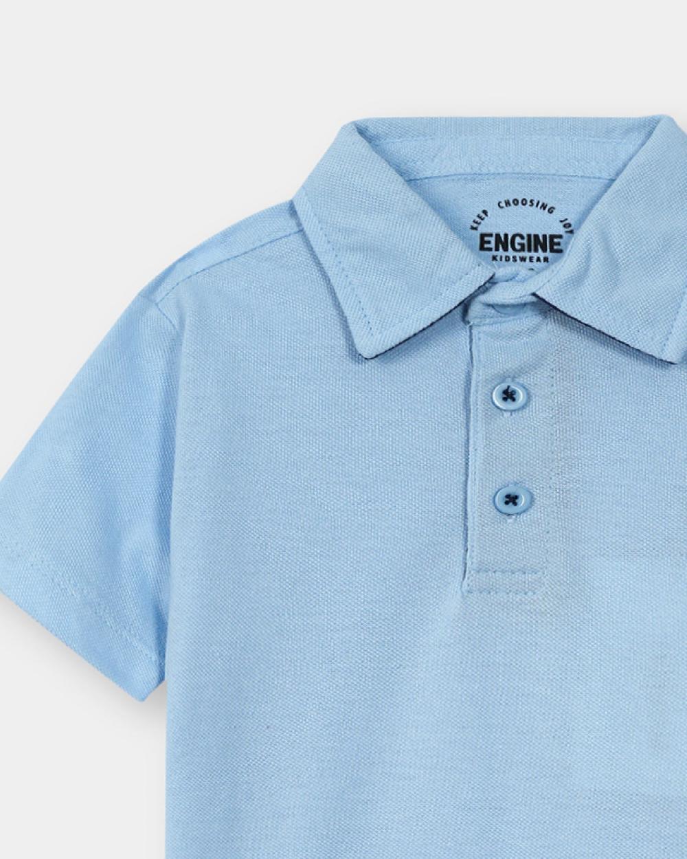 Engine Boys Polo Tee VTT124-2YR-LBL