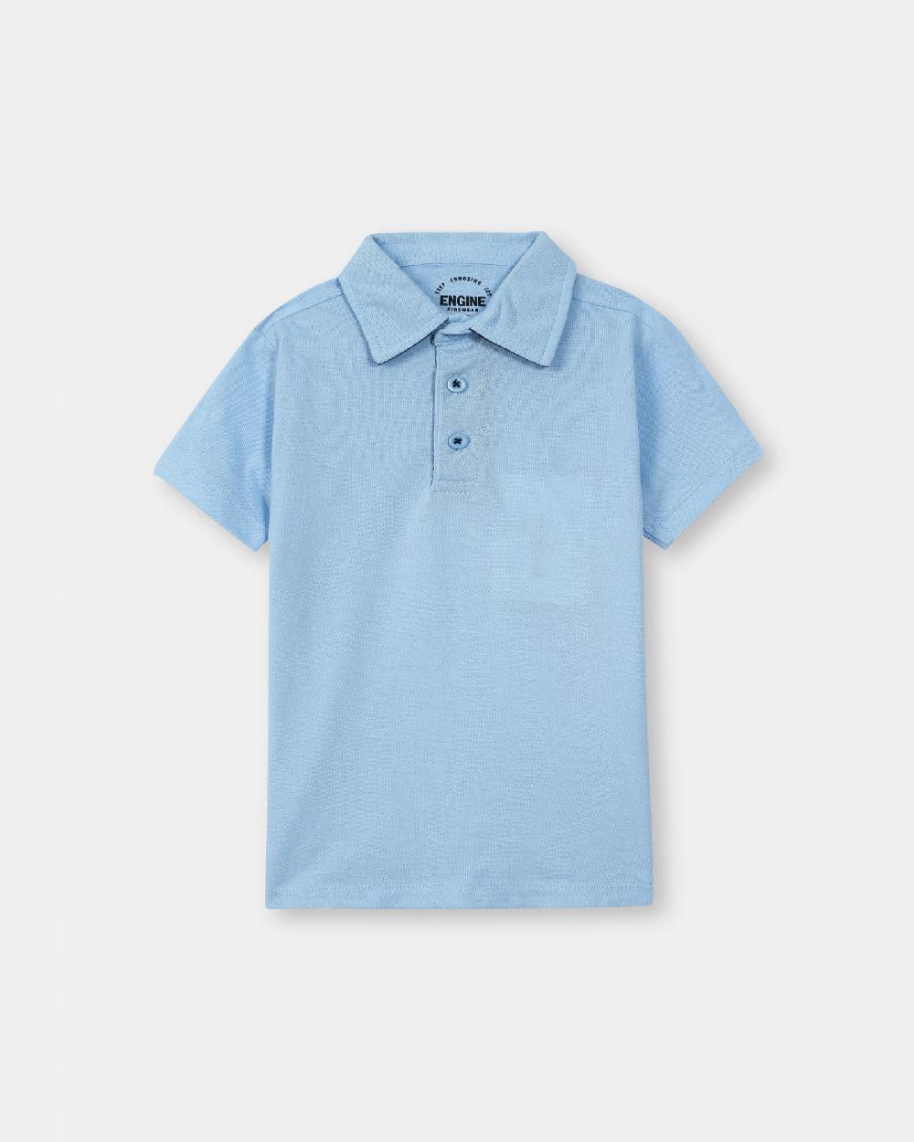 engine Boys Polo Tee VTT124-2YR-LBL