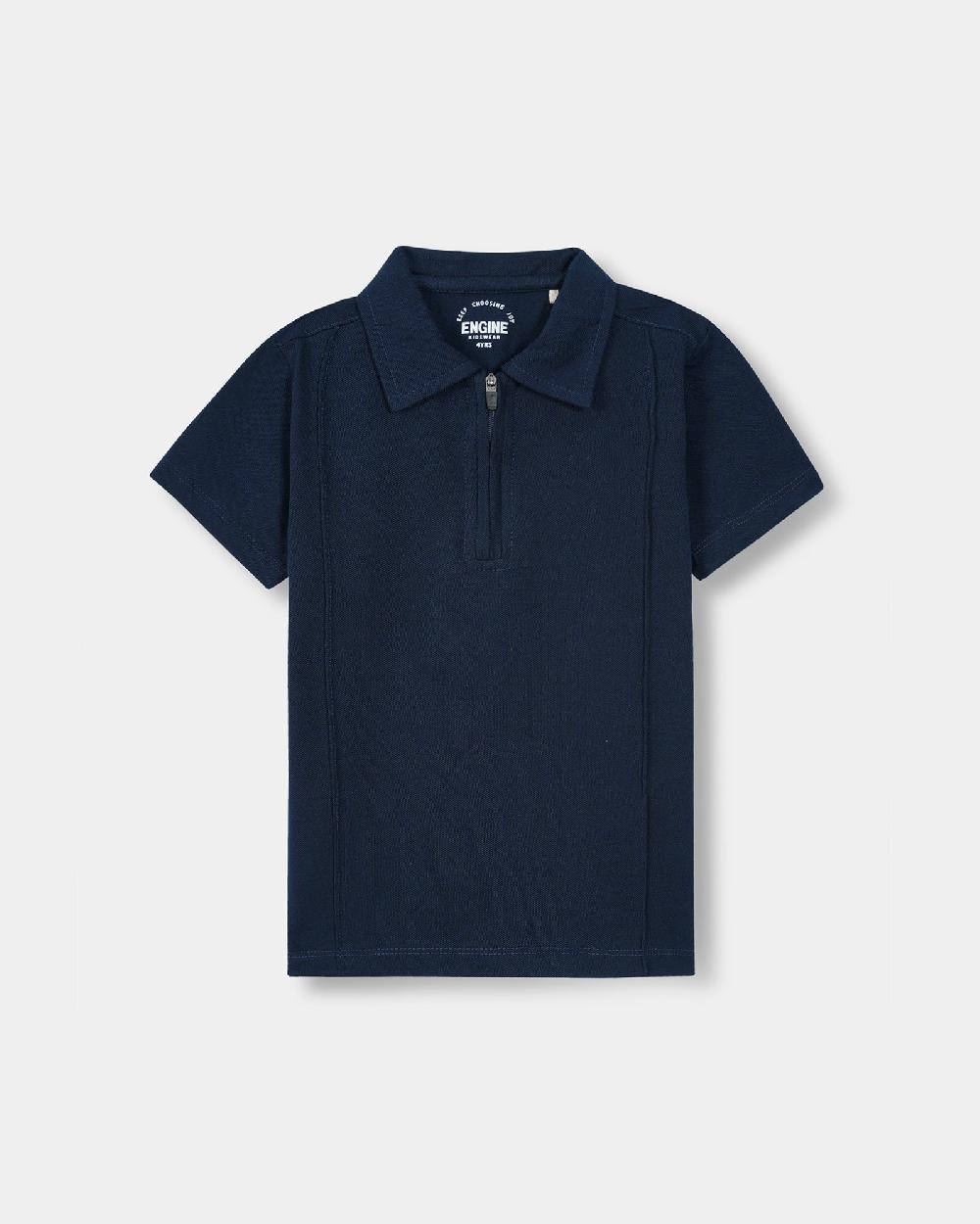 engine Boys Polo Tee VTT127-2YR-NVY