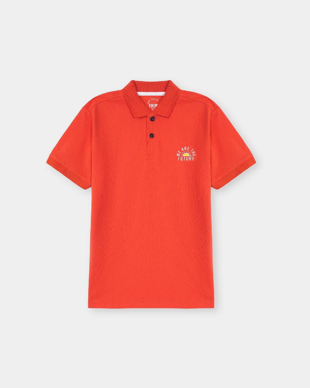 engine Boys Polo Tee VTT146-2YR-ORG