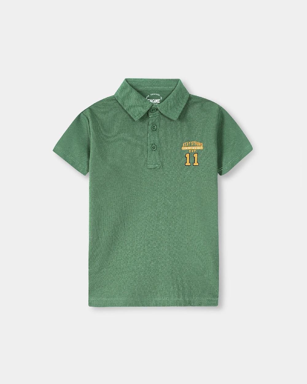 engine Boys Polo Tee VTT159-2YR-SAG