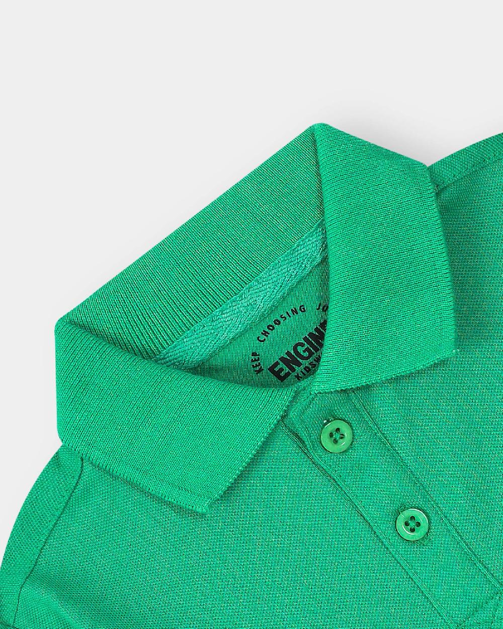 Engine Boys Polo Tee VTT160-2YR-GRN
