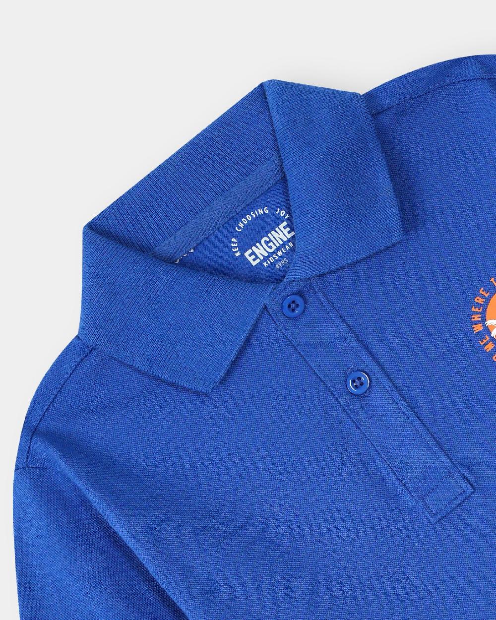 Engine Boys Polo Tee VTT162-2YR-BLU
