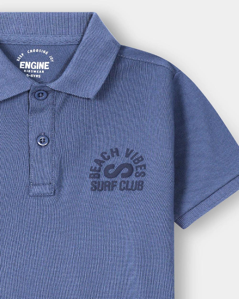Engine Boys Polo Tee VTT167-2YR-BLU