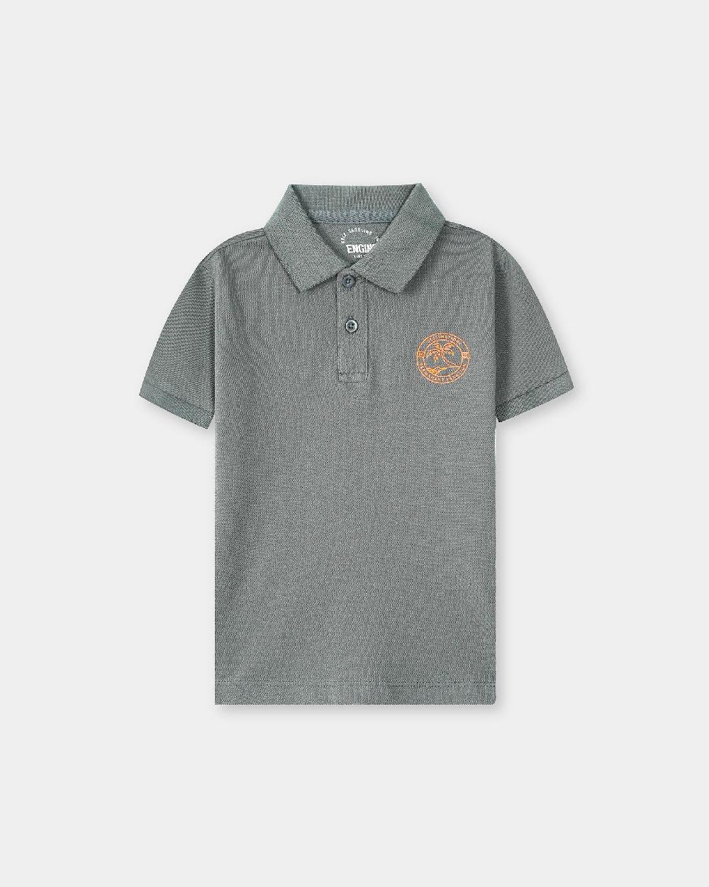 engine Boys Polo Tee VTT169-2YR-GRY