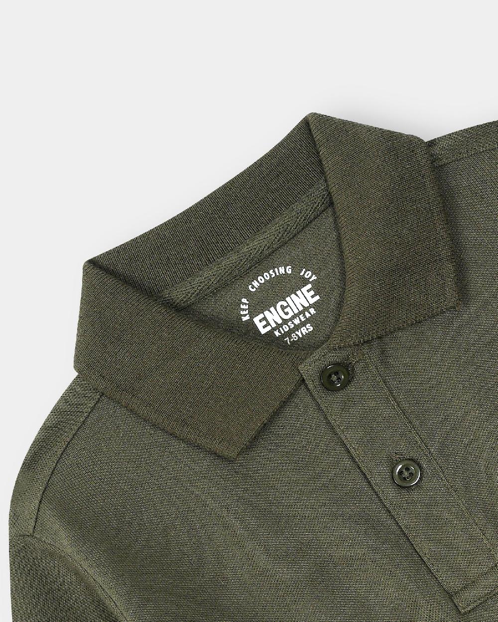 Engine Boys Polo Tee VTT171-2YR-OLV
