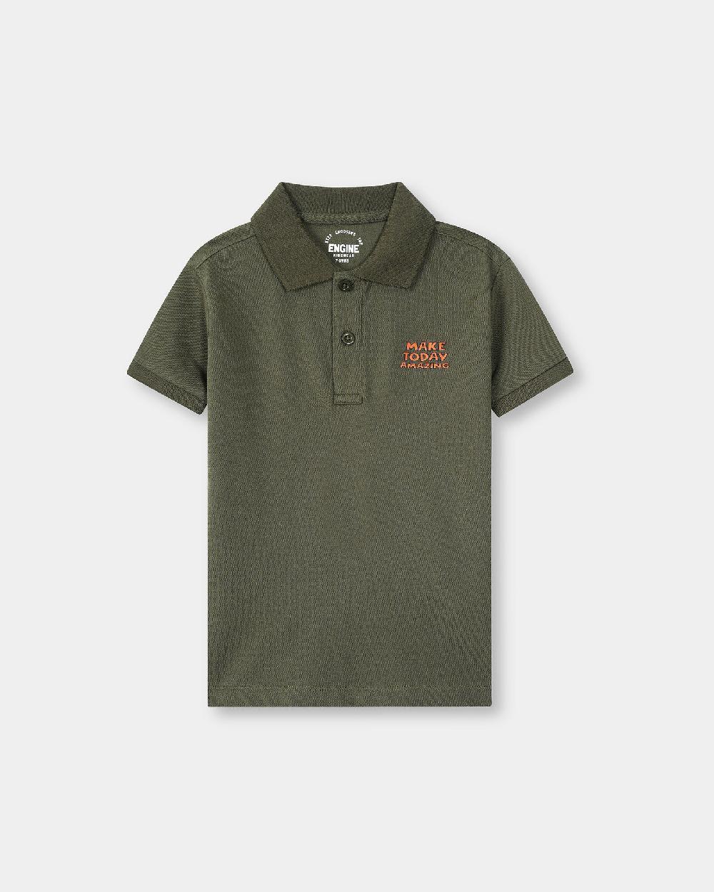 engine Boys Polo Tee VTT171-2YR-OLV