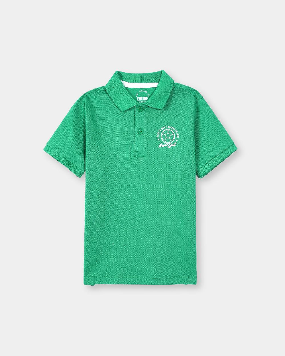 engine Boys Polo Tee VTT177-2YR-GRN