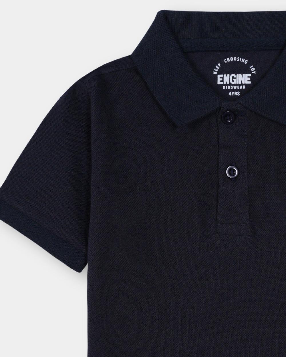 Engine Boys Polo Tee VTT200-2YR-NVY