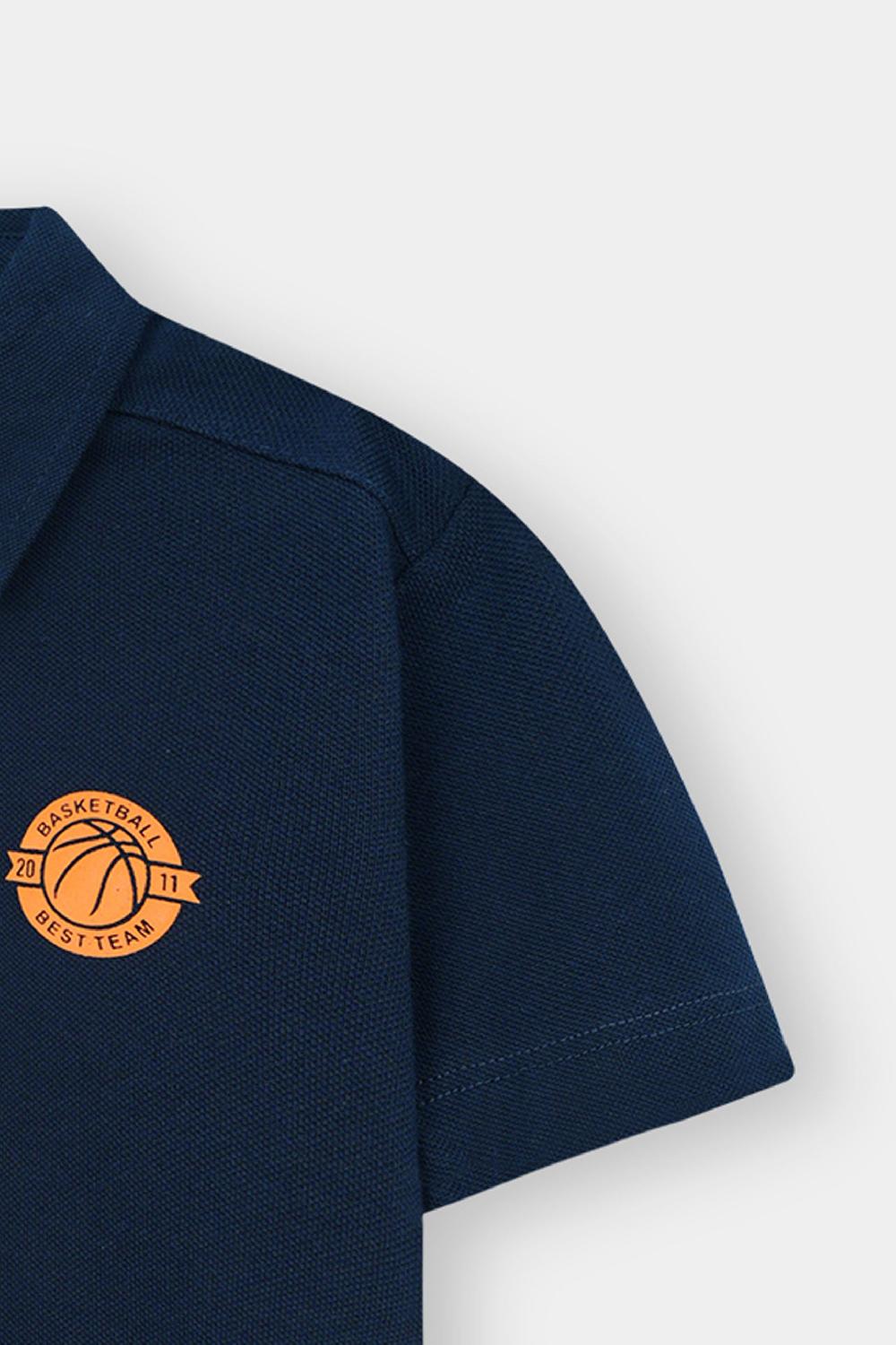 Engine Boys Polo Tee VTT221-2YR-NVY