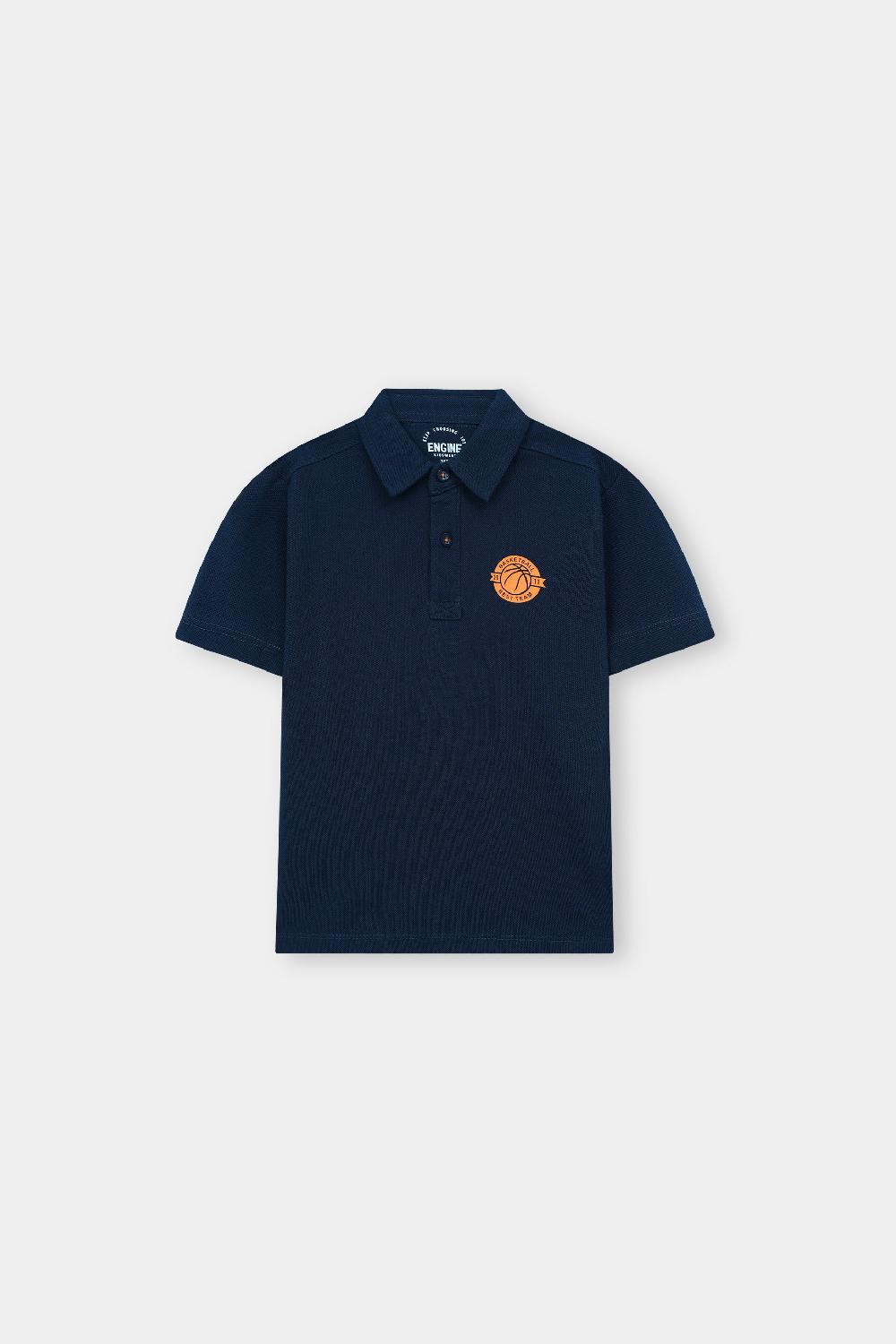 engine Boys Polo Tee VTT221-2YR-NVY