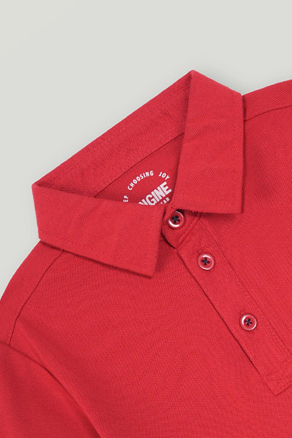 Engine Boys Polo Tee VTT225-2YR-RED