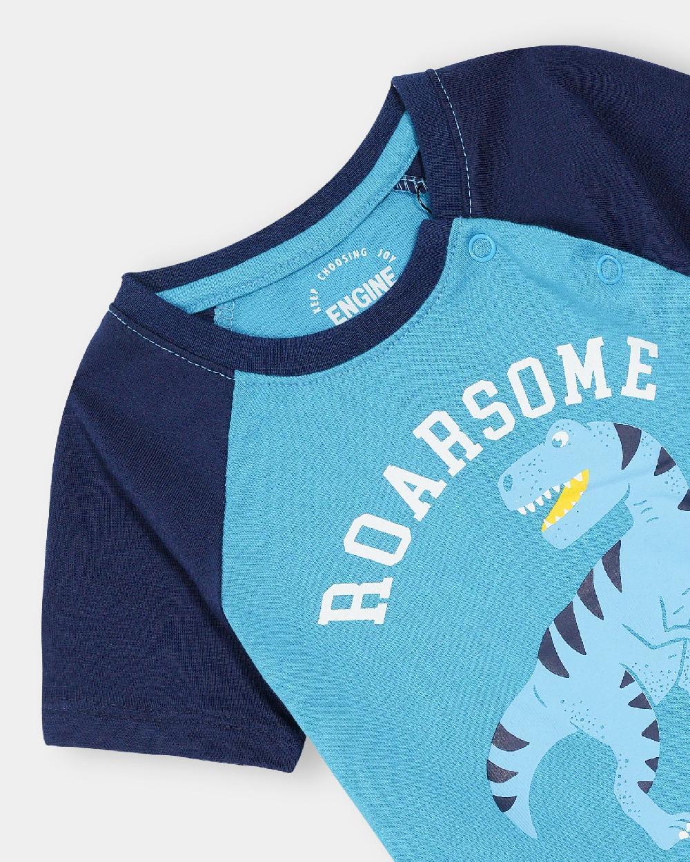 Engine Boys Reglan Tee VIT090-I02-BLU
