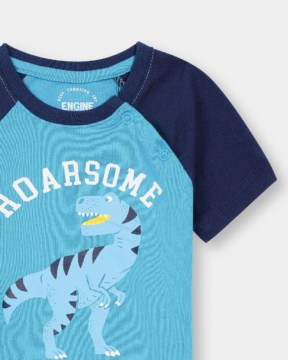 Engine Boys Reglan Tee VIT090-I02-BLU