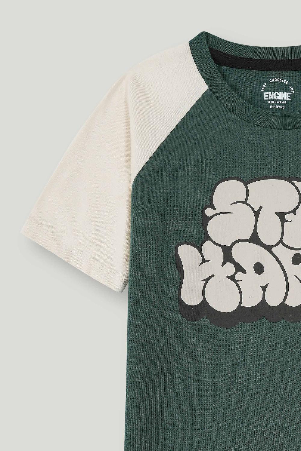 Engine Boys Reglan Tee VKT211-K02-GRN