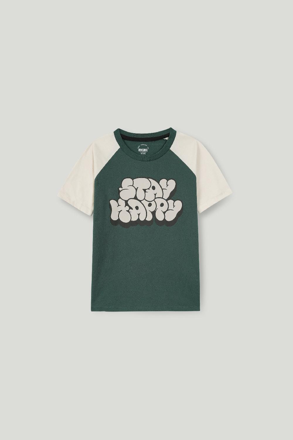 engine Boys Reglan Tee VKT211-K02-GRN