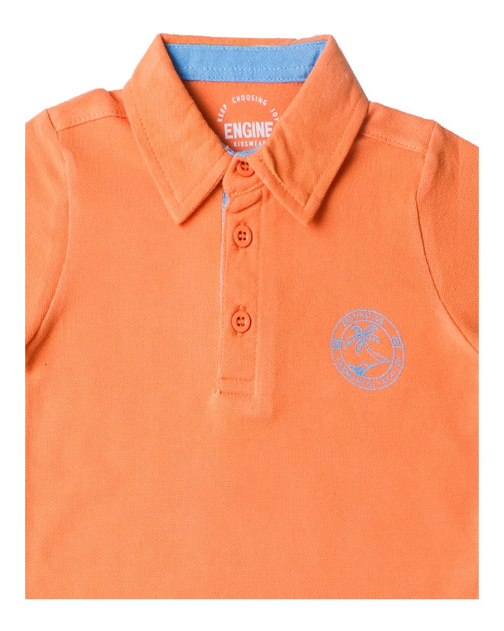 Engine Boys Solid Polo Tee VIT026-I02-PCH