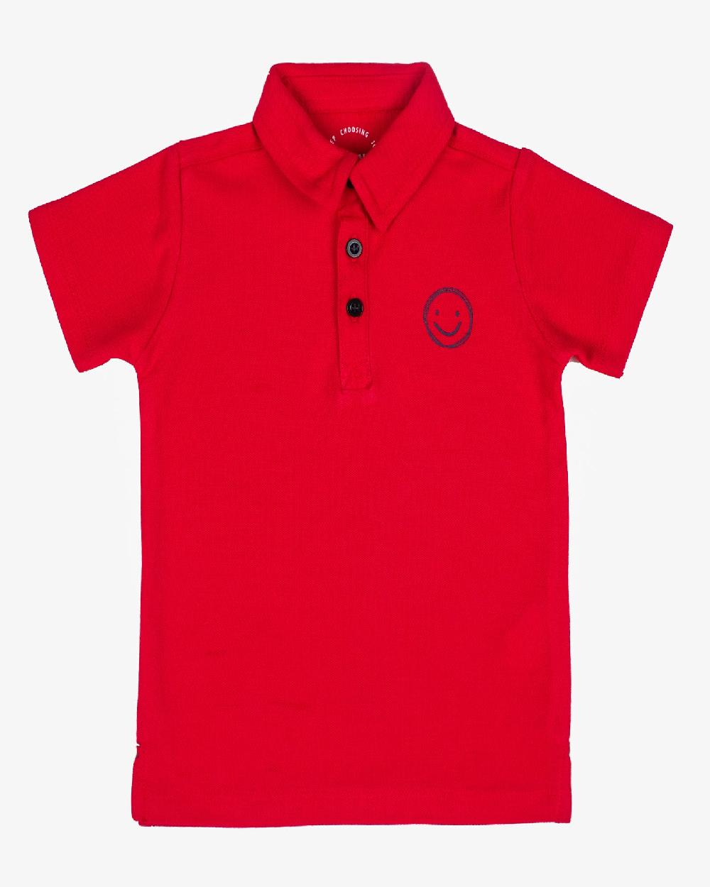 engine Boys Solid Polo Tee VIT027-I02-RED