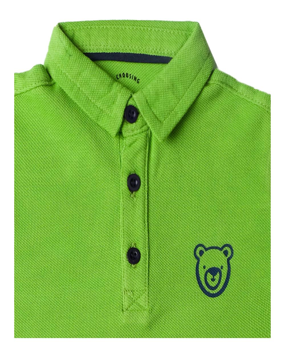 Engine Boys Solid Polo Tee VIT031-I02-GRN