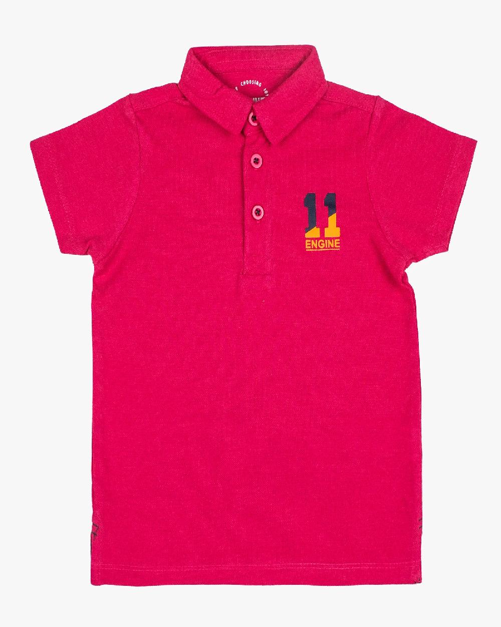 engine Boys Solid Polo Tee VIT036-I02-ROS