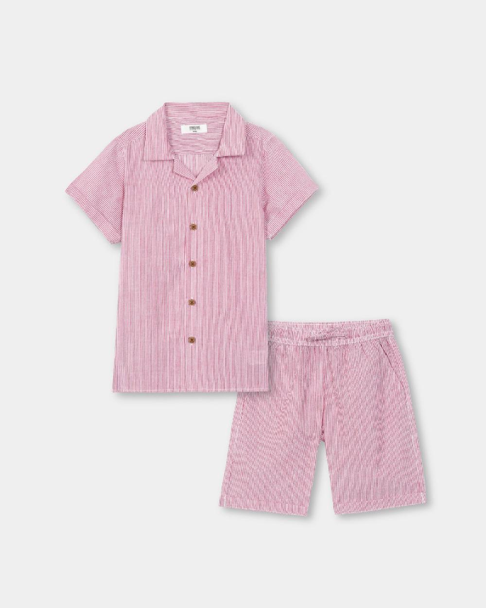 Engine Boys Suit TE5001-2YR-RED