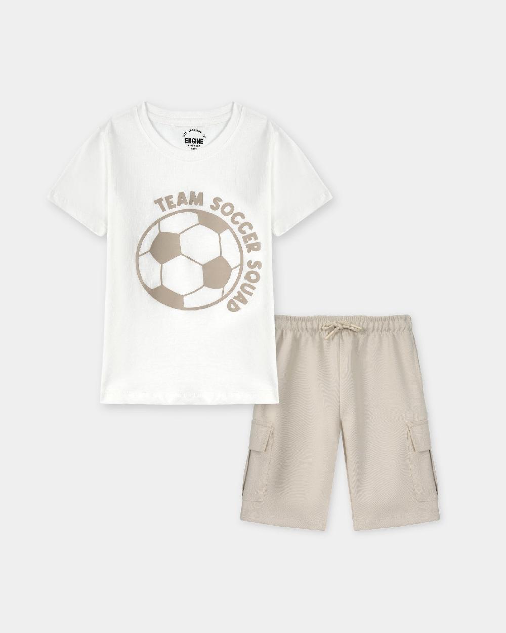 engine Boys Suit TE5026-2YR-WHT