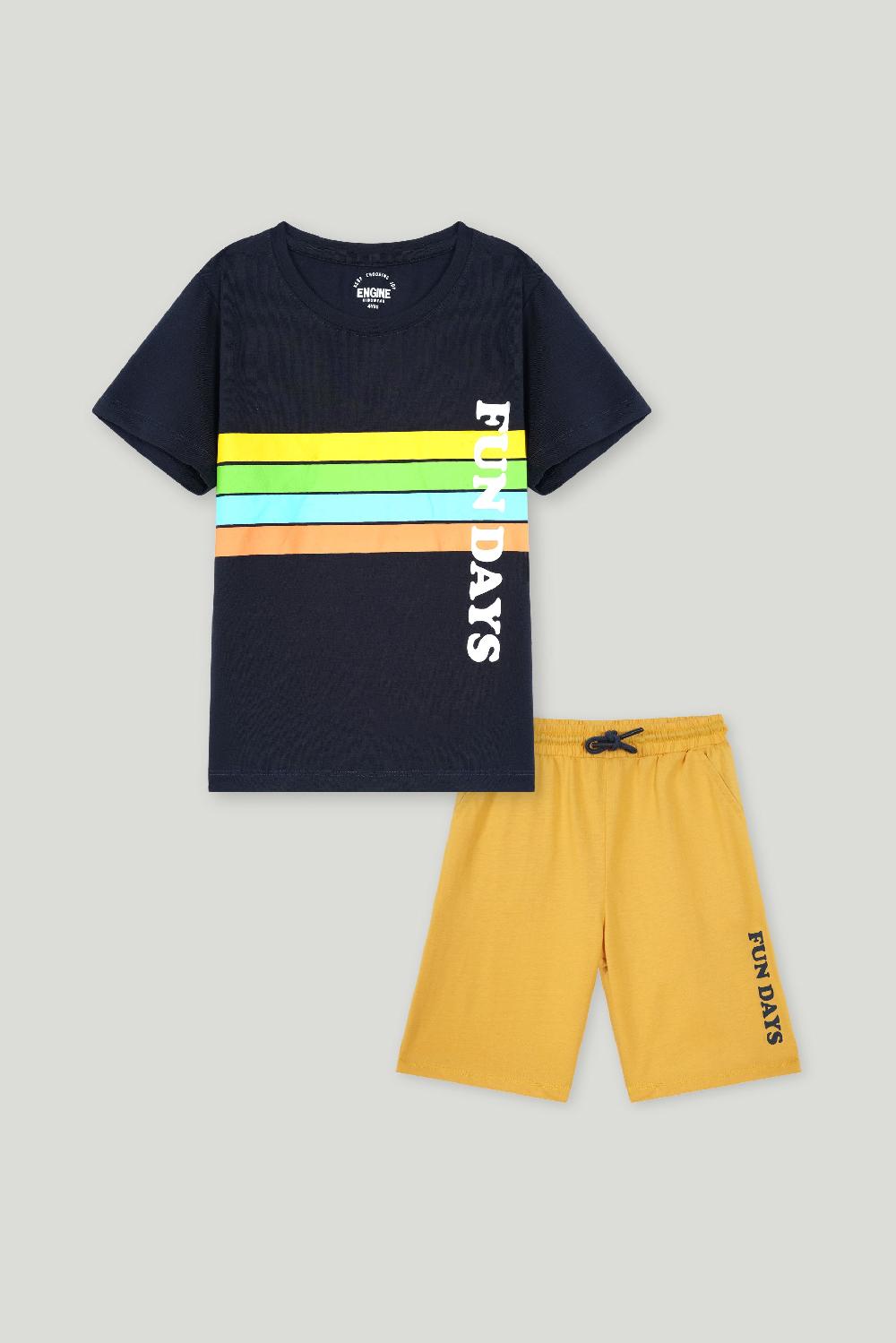 engine Boys Suit TE5029-2YR-NVY