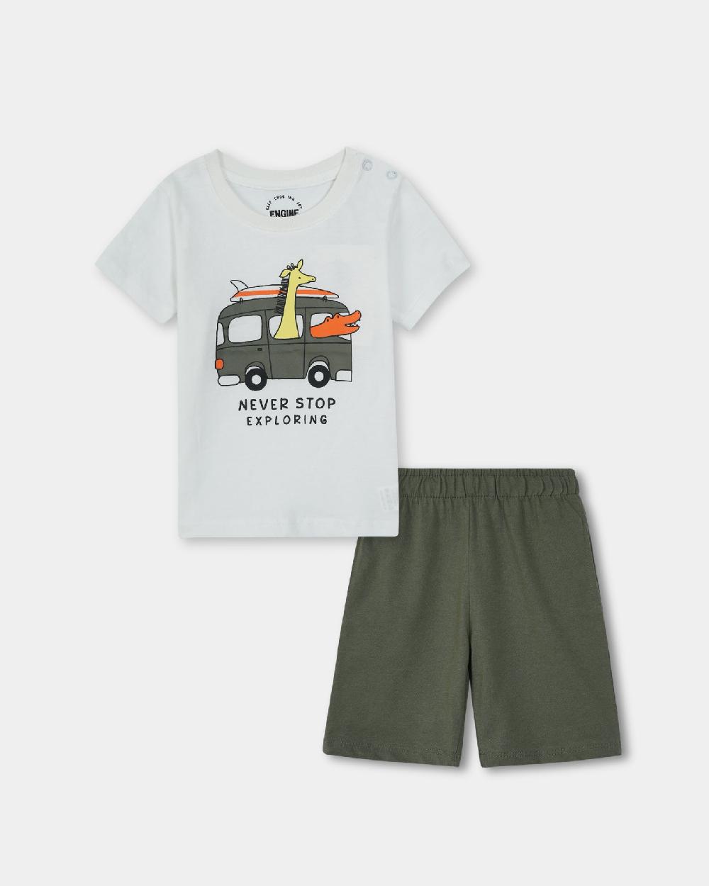 engine Boys Suit VIE037-I02-WHT