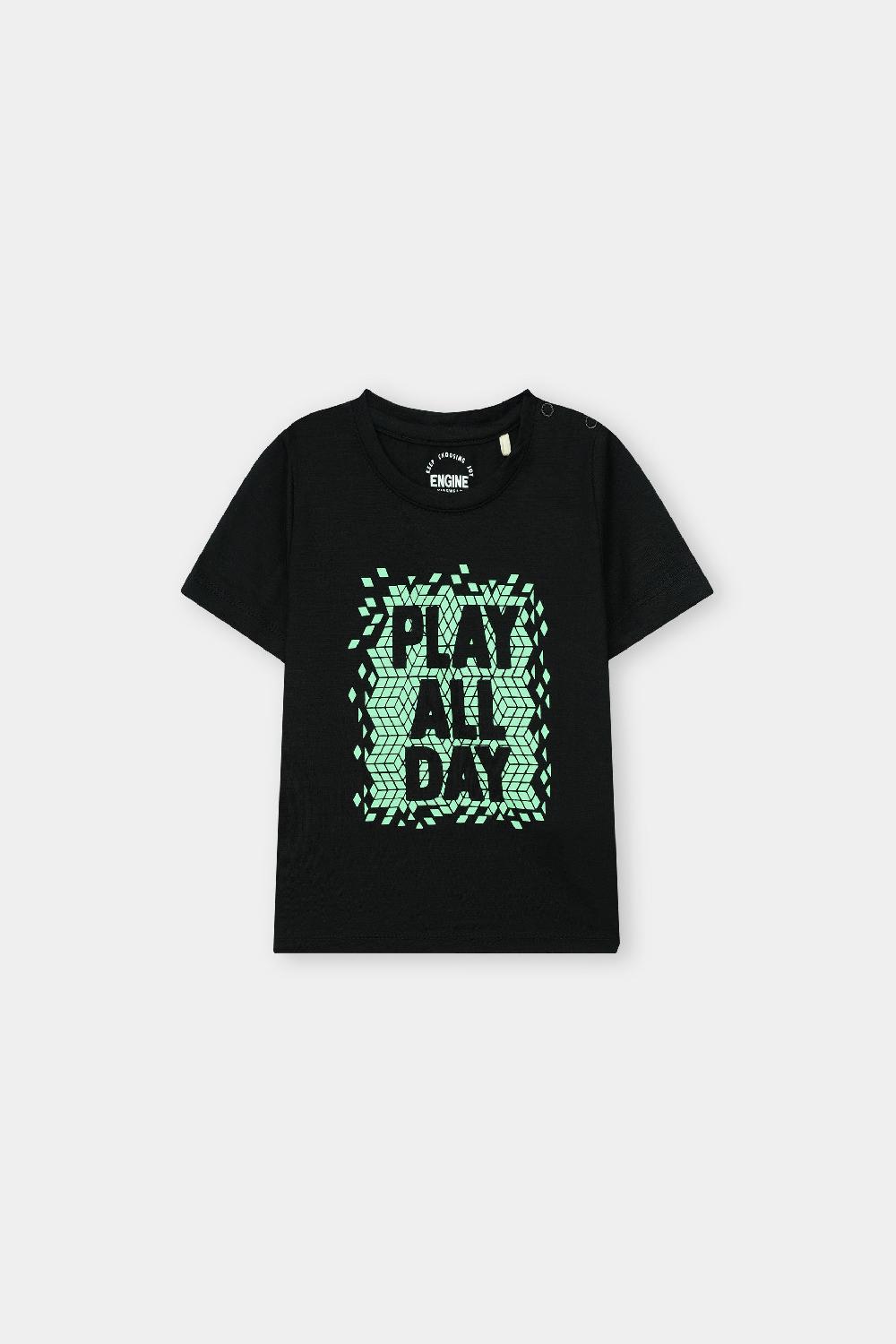 Engine Boys Suit VIE061-I02-BLK