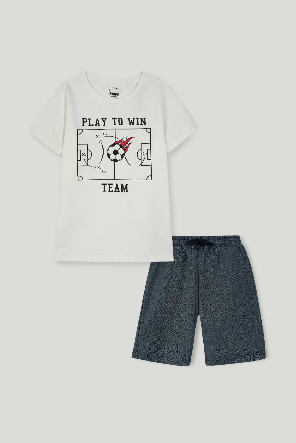 engine Boys Suit VTE049-2YR-WHT