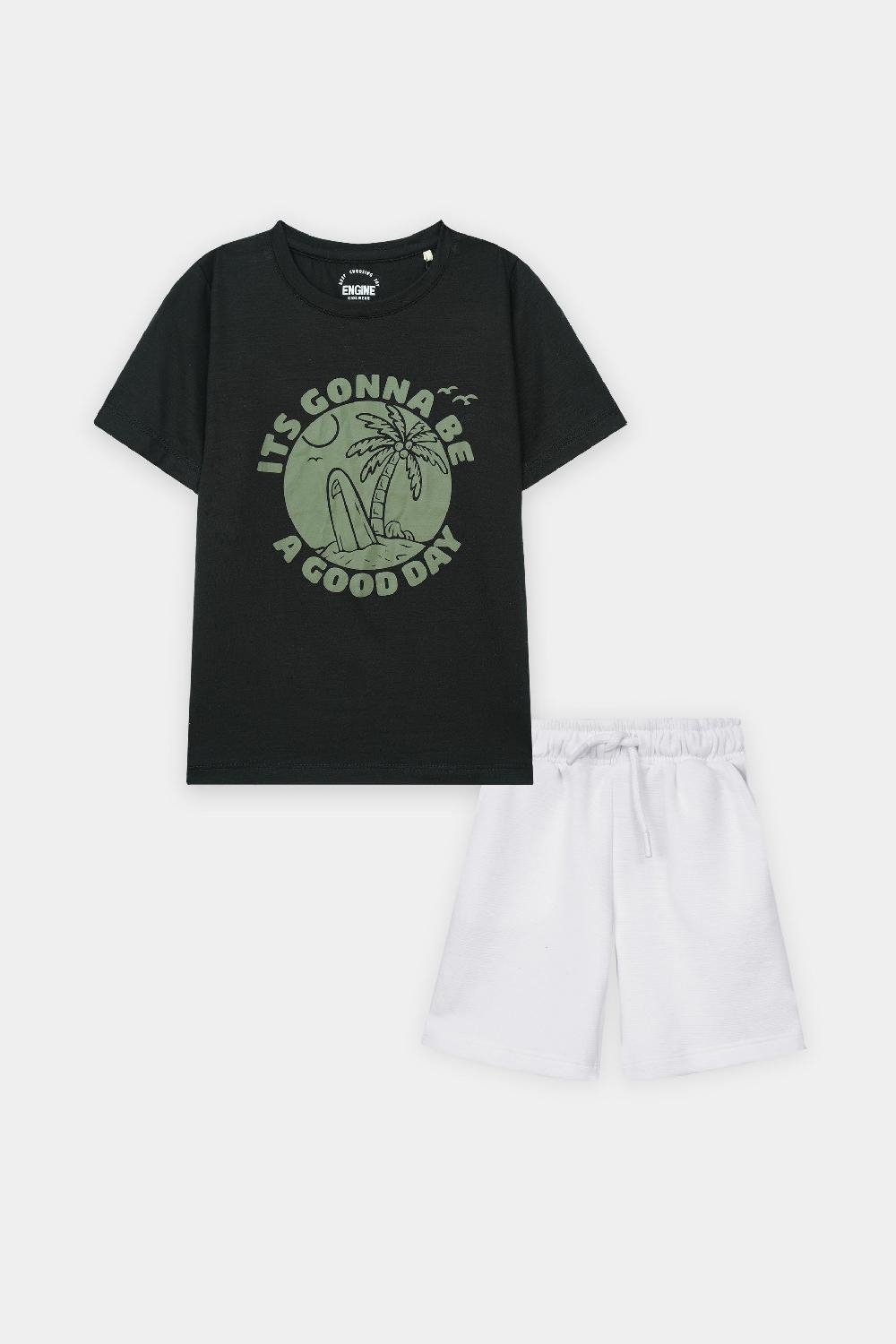 engine Boys Suit VTE056-2YR-BLK