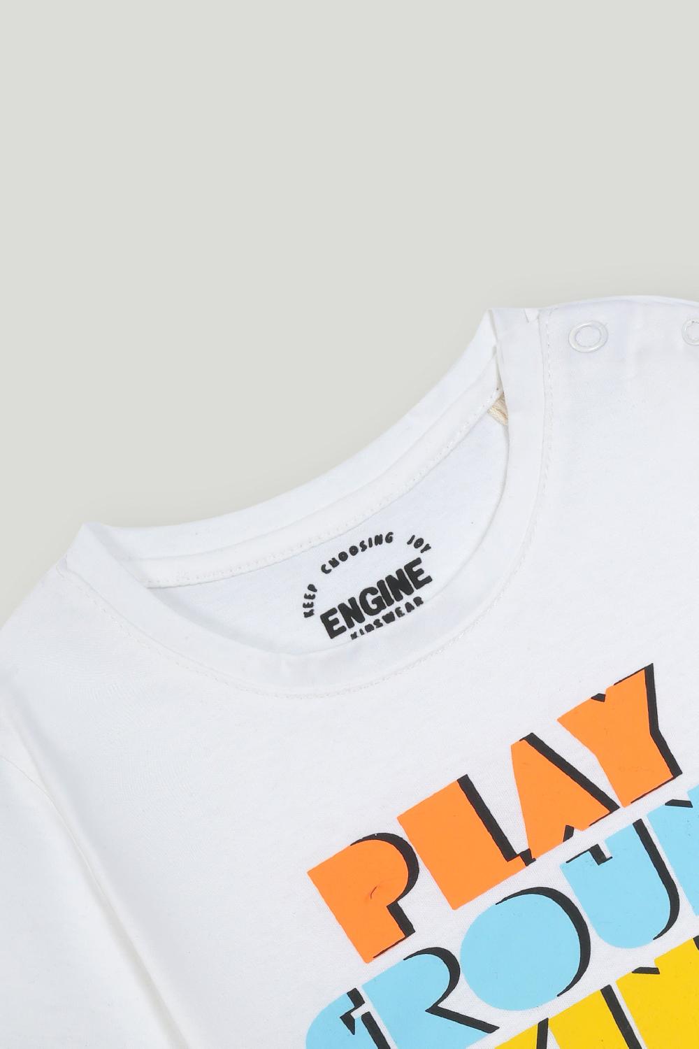 Engine Boys T Shirt IT5047-I02-WHT